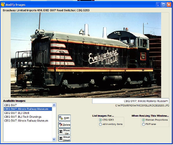Model Railroad Inventory Images/ Photos