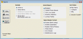 Your model railroad inventory reports